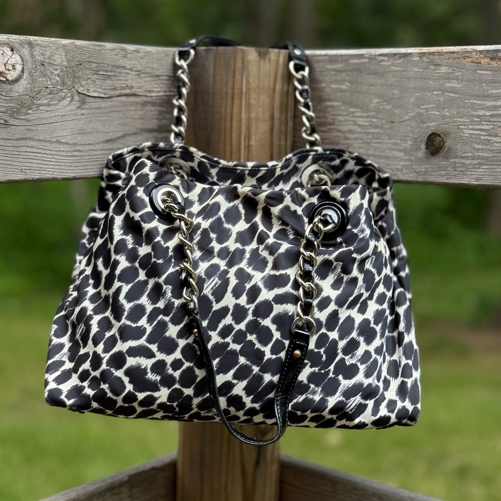 Kate Spade Lindenwood Elena Ocelot Print Tote – EUC - Picture 4 of 16